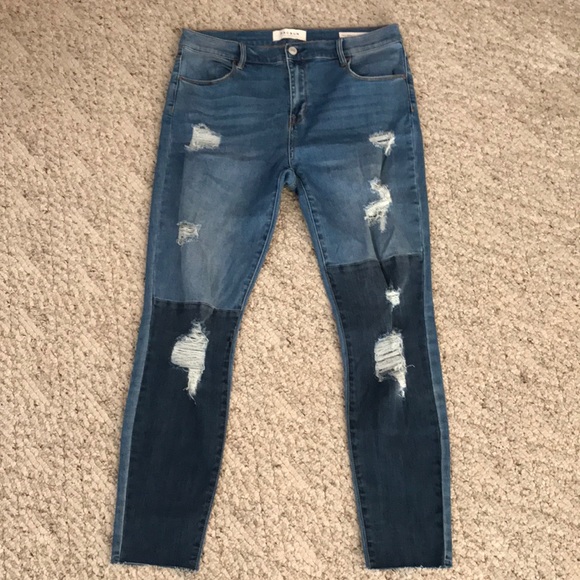 LOT OF 3 pacsun mom jeans jeggings 29 patchwork - Picture 2 of 9